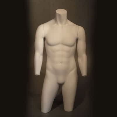 MHT001 Male Half Body Matte Mannequins